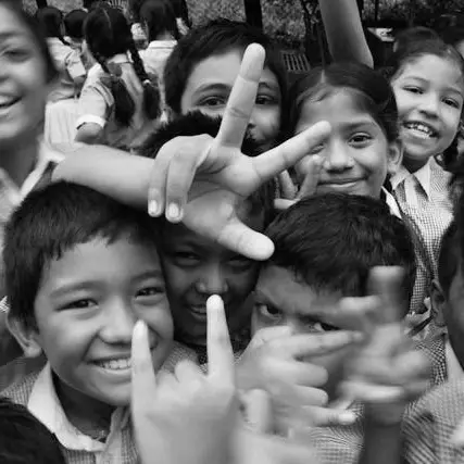 Children learning together representing foundation and education